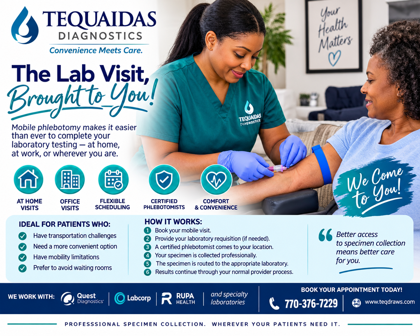 The Lab Visit, Brought to You: How Mobile Phlebotomy Makes Blood Work Easier